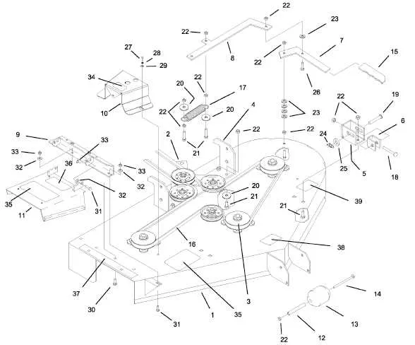country clipper belt drive diagram