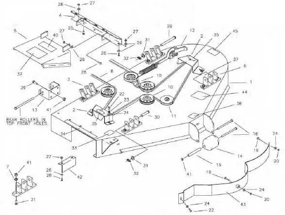 country clipper drive belt diagram