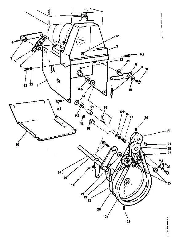 craftsman 8400 pro series belt diagram