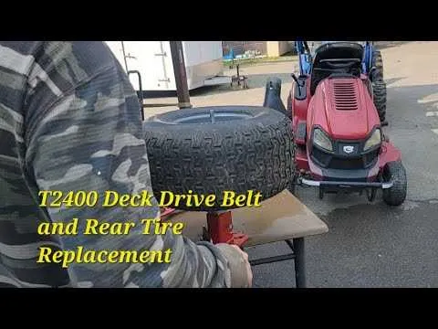 craftsman t2400 drive belt diagram
