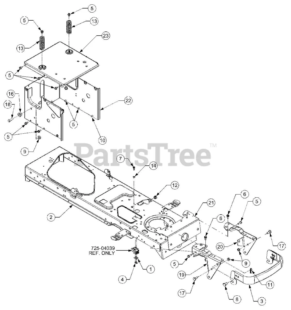 cub cadet lt1042 belt diagram
