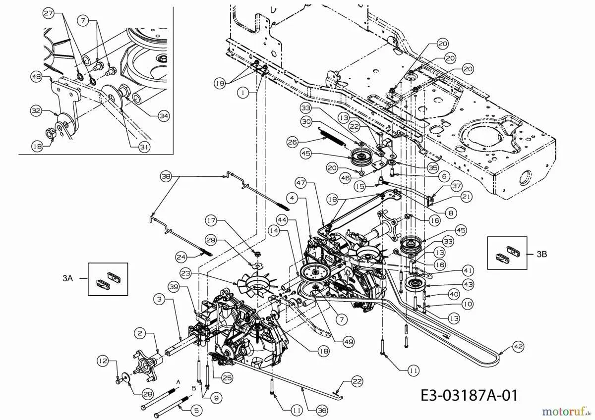 cub cadet ltx 1046 drive belt diagram