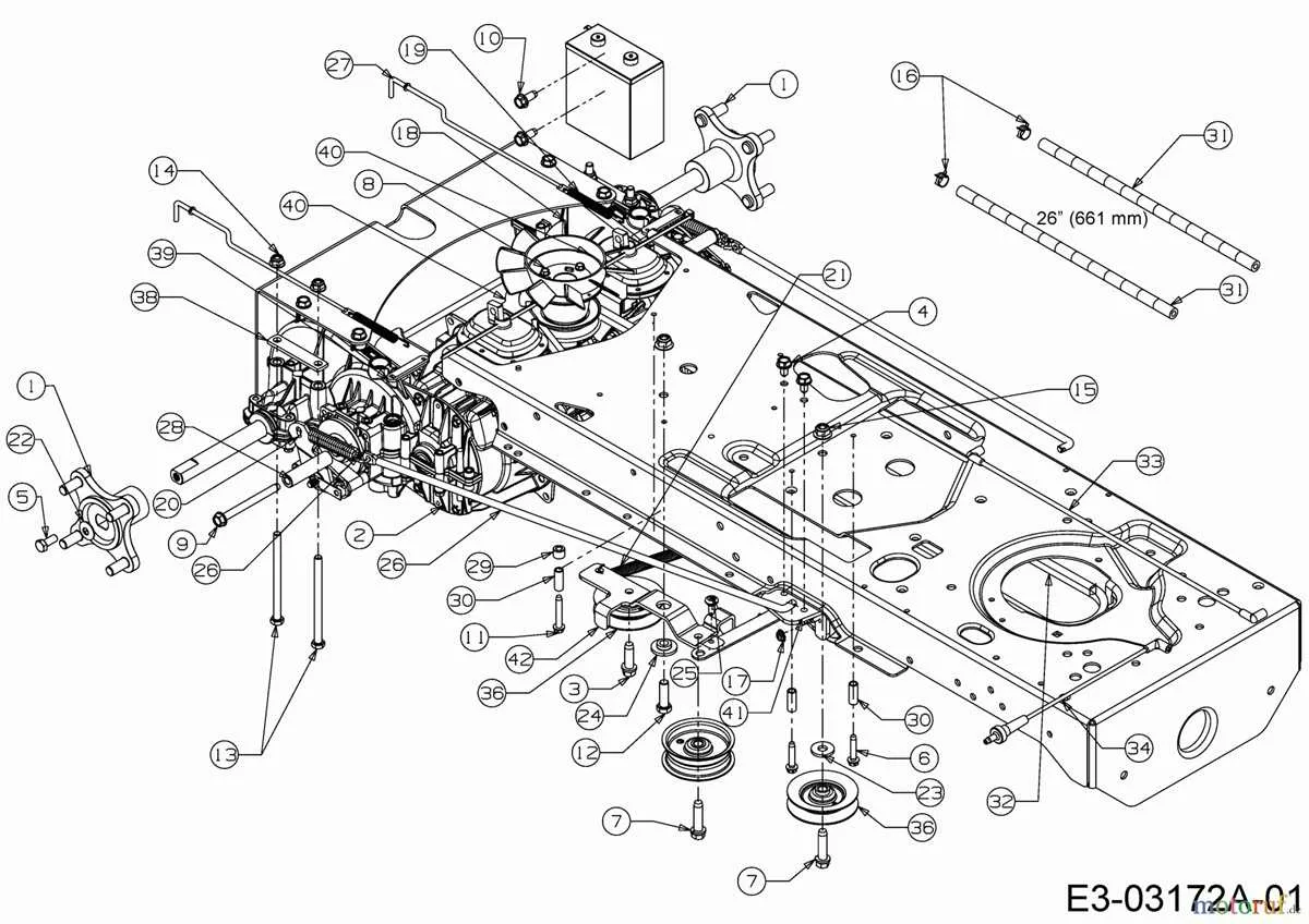 cub cadet ltx1050 deck belt diagram