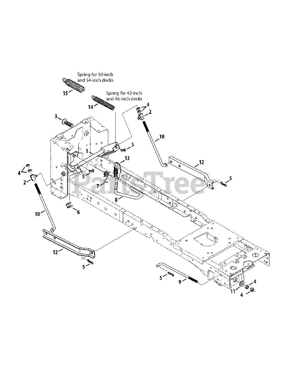 cub cadet xt1 lt46 drive belt diagram