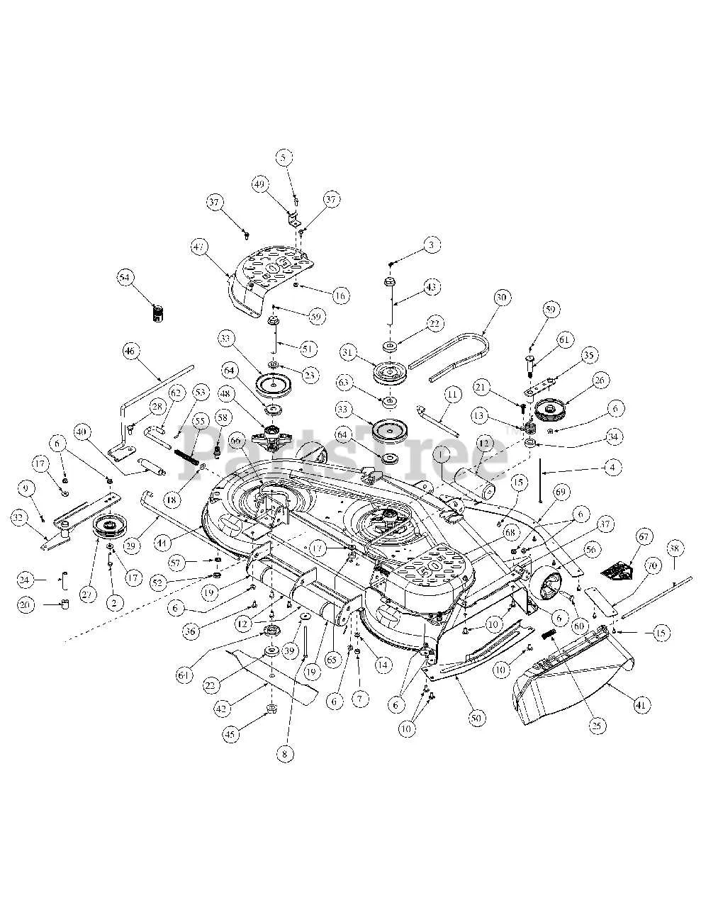 cub cadet z force 50 drive belt diagram