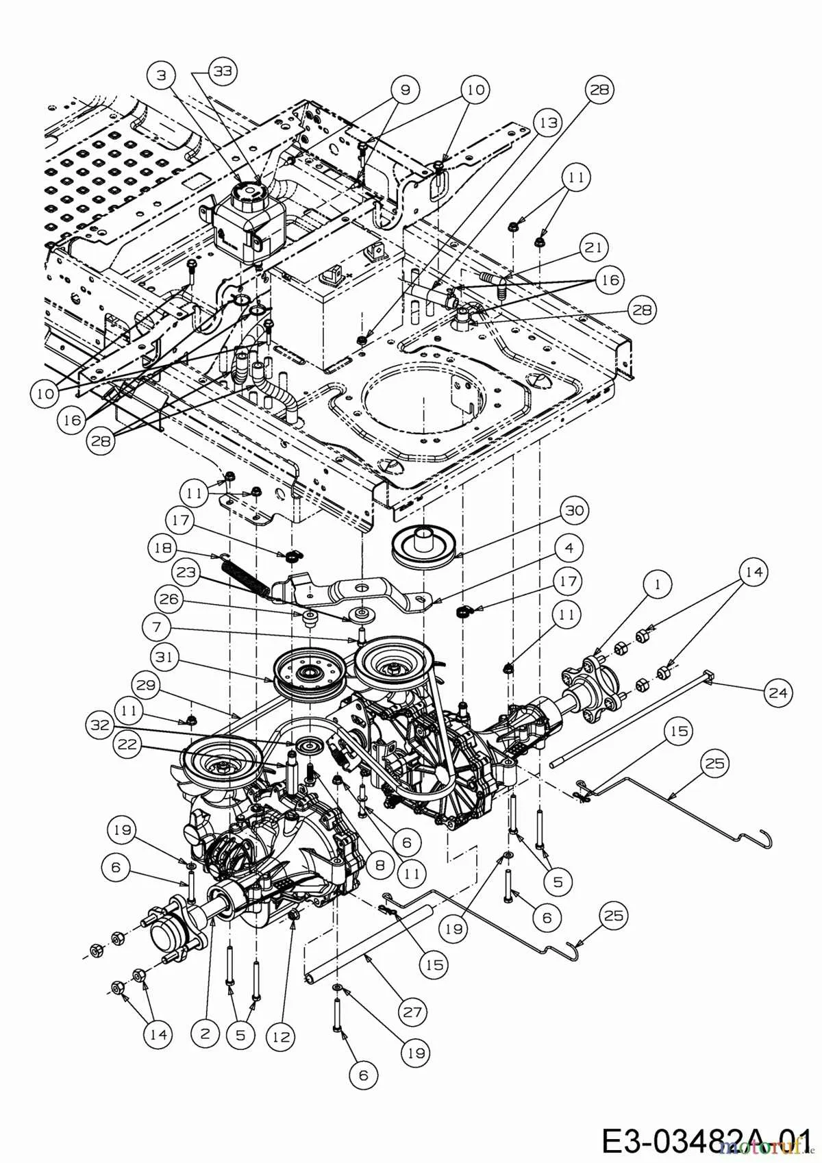 cub cadet z force drive belt diagram