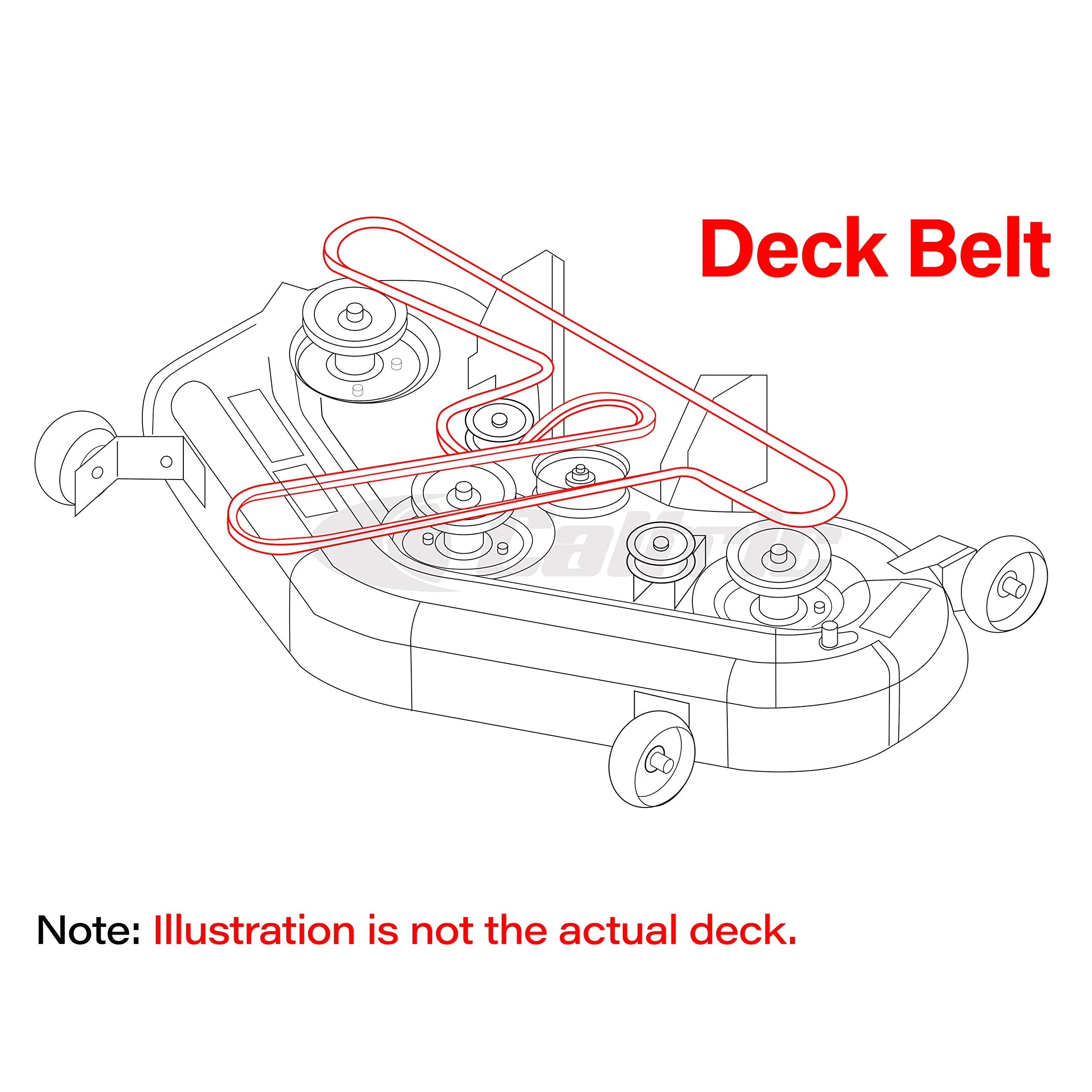 cub cadet zt1 50 drive belt diagram
