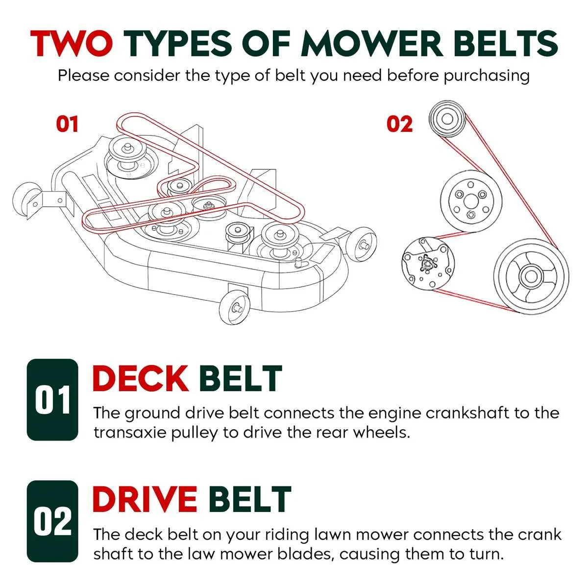 cub cadet zt2 54 drive belt diagram