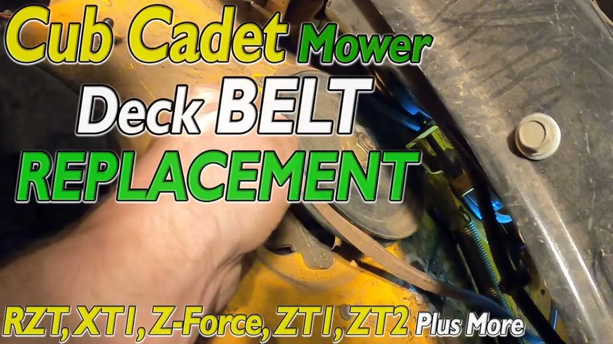 cub cadet zt2 drive belt diagram