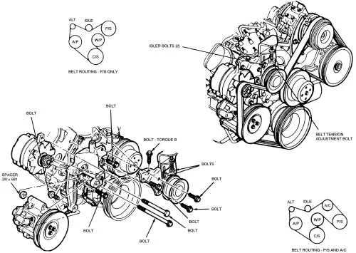 d130 belt diagram