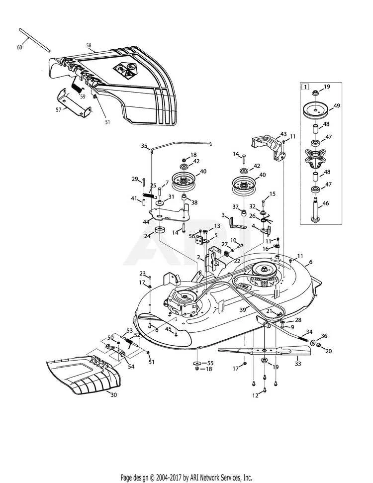 deck belt diagram troy bilt pony 42 inch