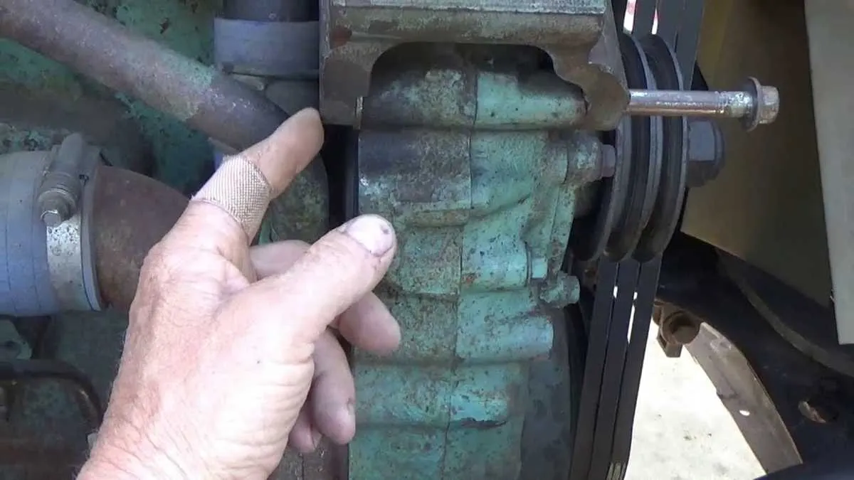 detroit 60 series alternator belt diagram