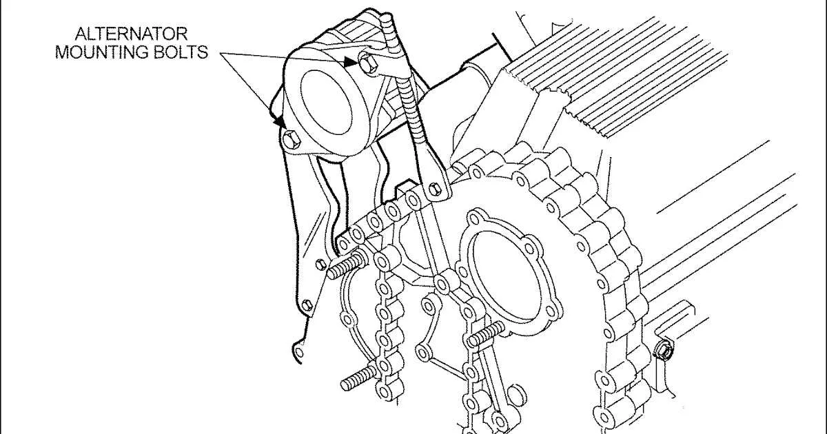 detroit 60 series alternator belt diagram