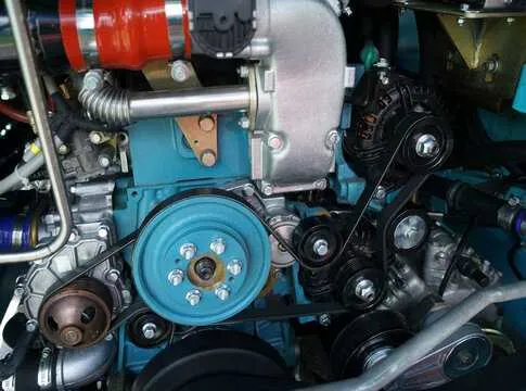 detroit 60 series alternator belt diagram