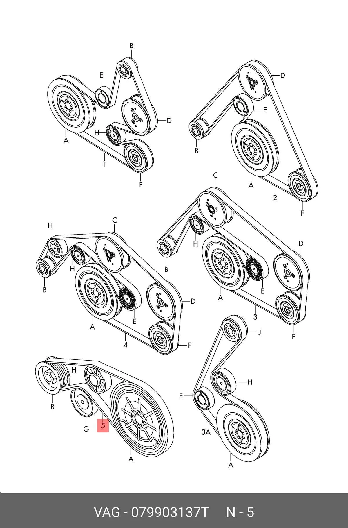 diagram audi 3.0 tdi serpentine belt