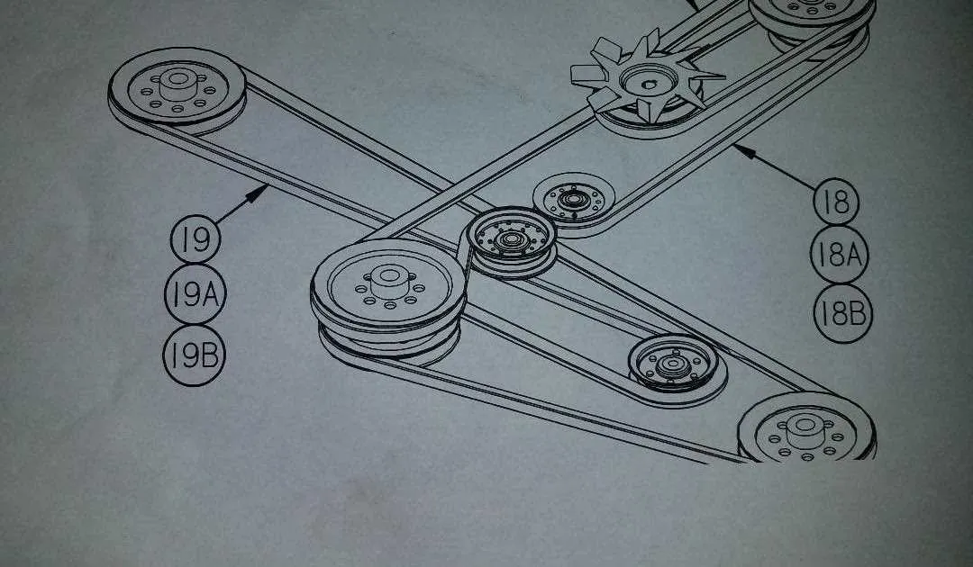 dixie chopper 60 inch deck belt diagram