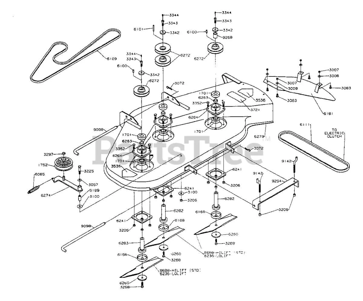 dixon ztr 42 drive belt diagram