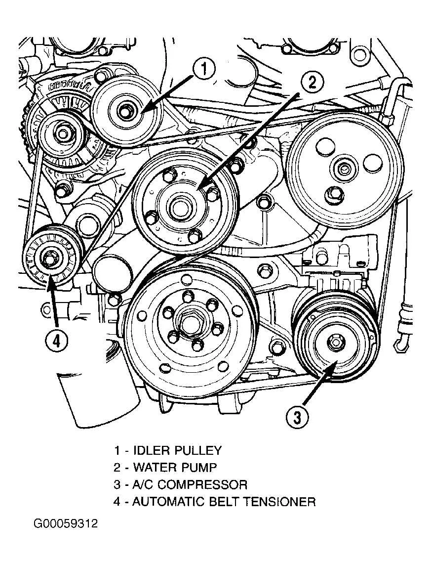 dodge 318 belt diagram