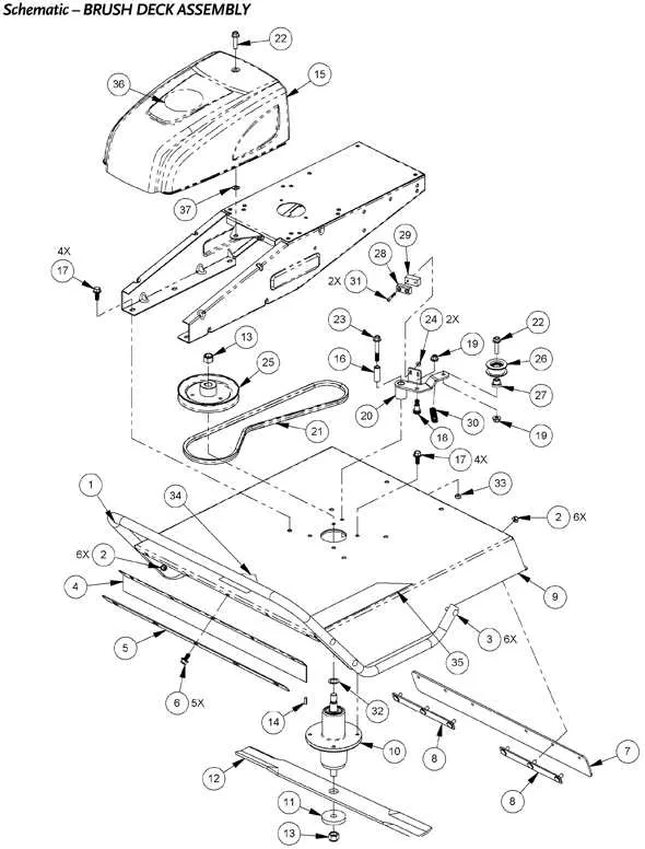 dr field and brush mower belt diagram