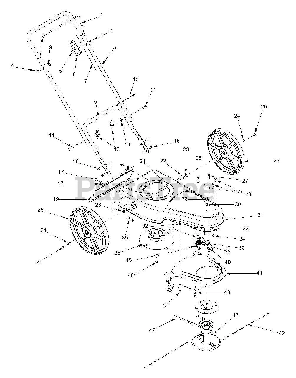 dr trimmer belt diagram