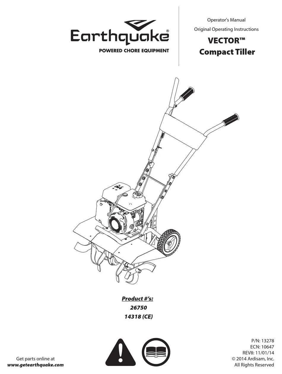 earthquake tiller belt diagram