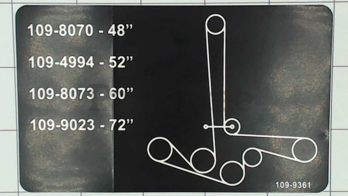 exmark radius belt diagram