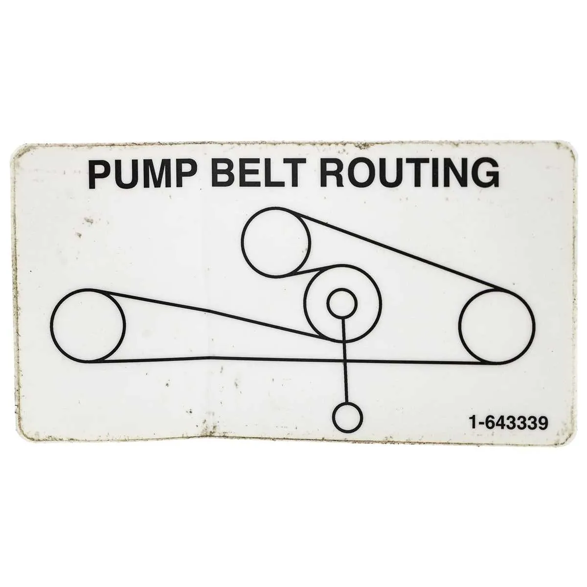 exmark turf tracer drive belt diagram