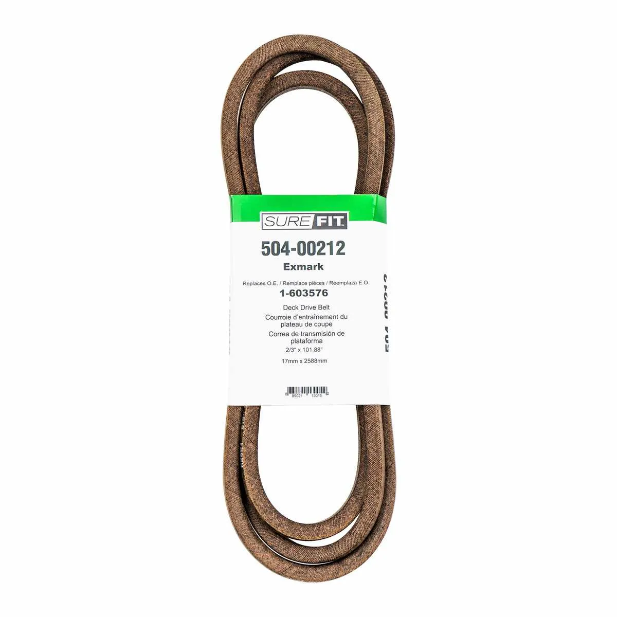 exmark turf tracer drive belt diagram