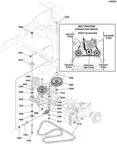 ferris belt diagram 48 inch