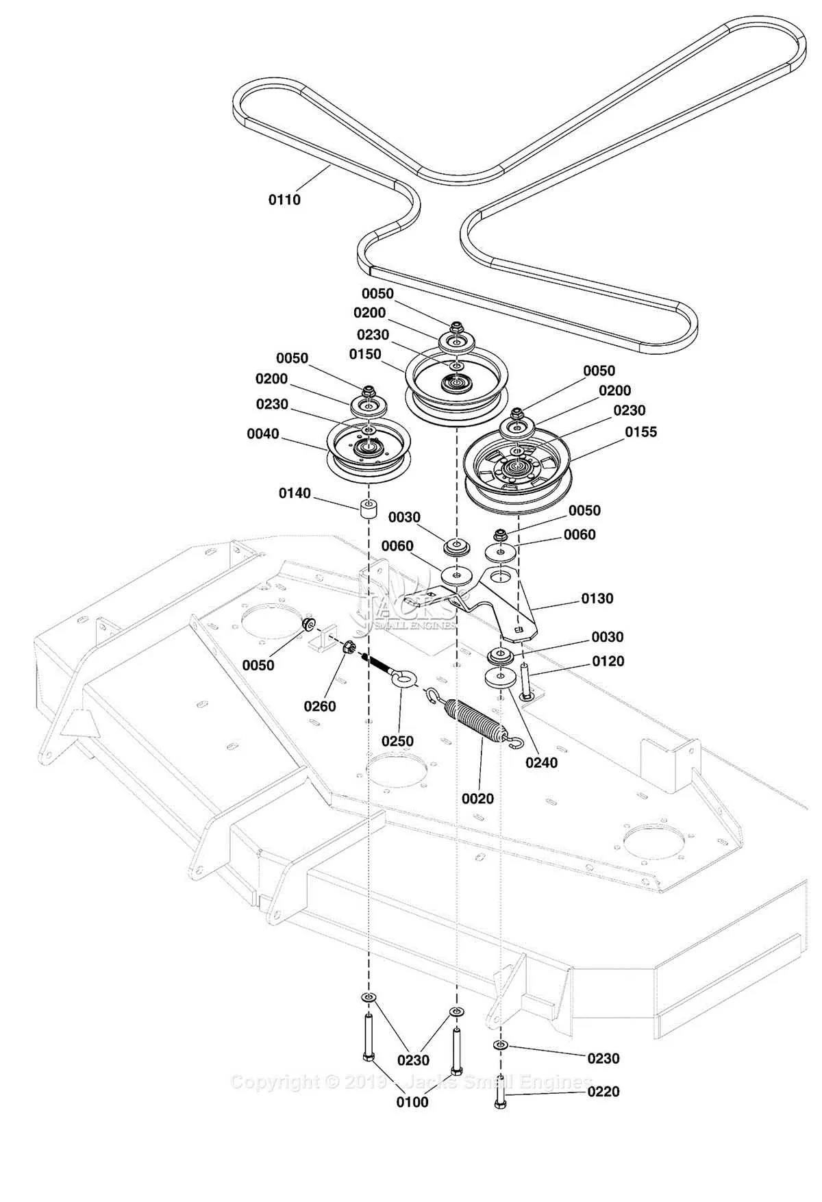 ferris is600z 48 deck belt diagram