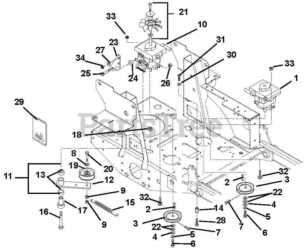 gravely zt 48 xl deck belt diagram