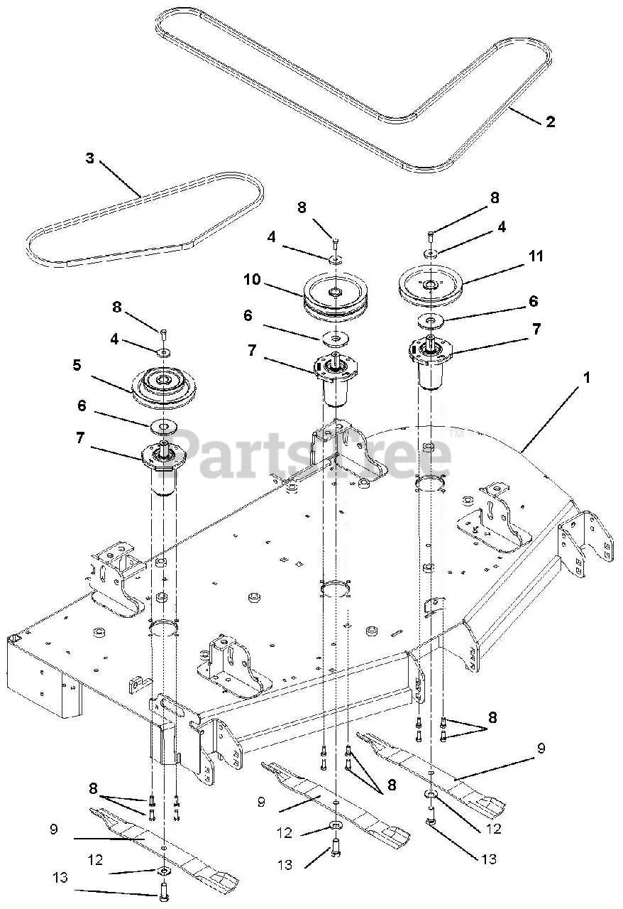 gravely ztx 42 belt diagram