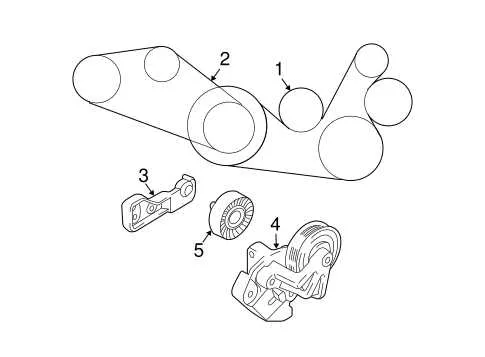 hyundai santa fe drive belt diagram