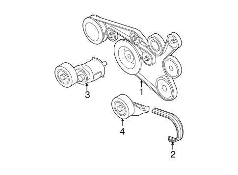 idler pulley jetta 2.5 belt diagram