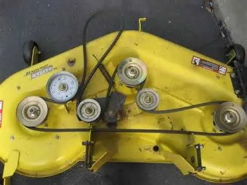 john deere 100 series 42 inch deck belt diagram