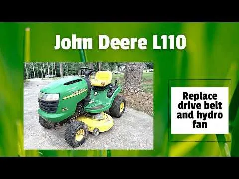 john deere 110 belt diagram