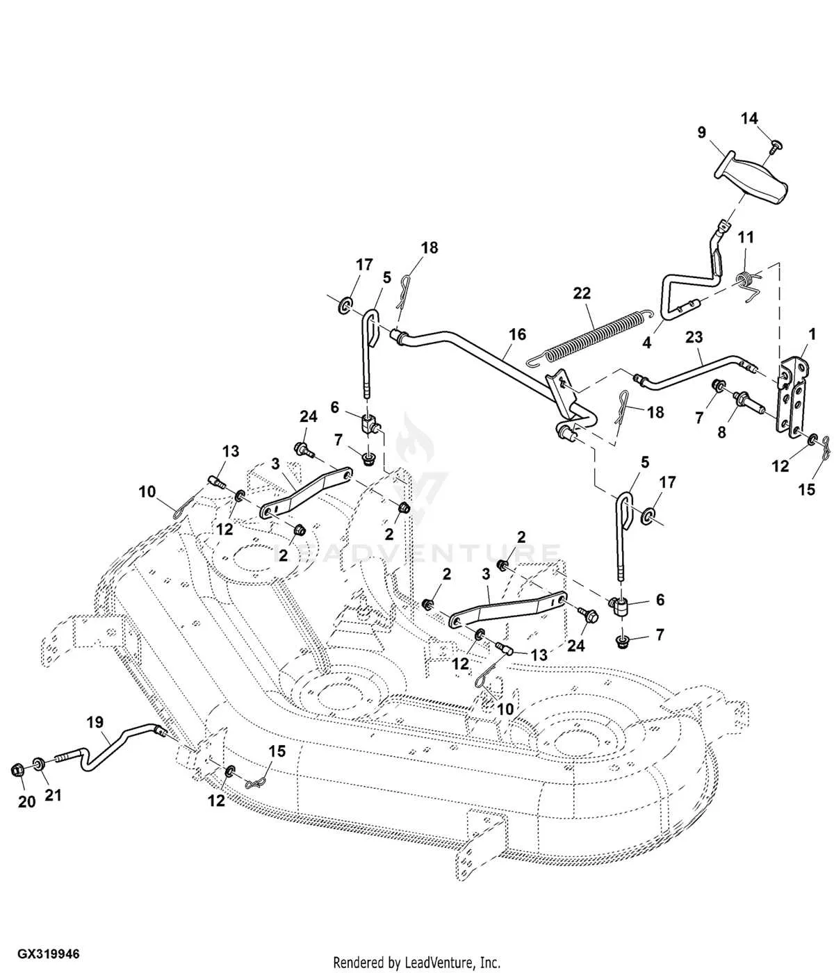 john deere 160 belt diagram