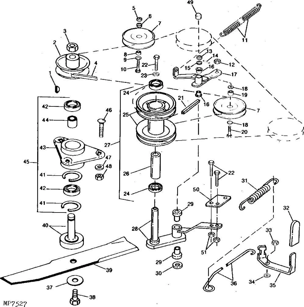 john deere 265 belt diagram