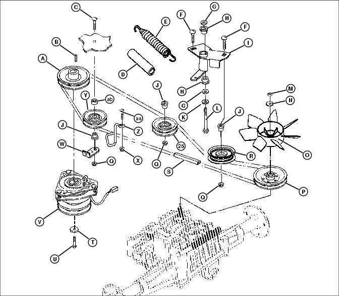 john deere 325 belt diagram