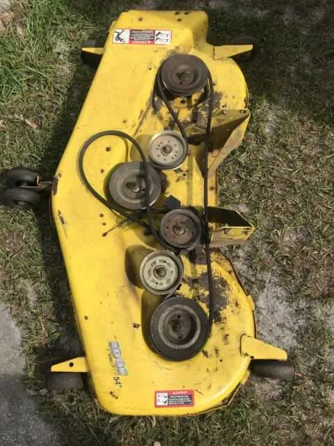 john deere 48 in deck belt diagram