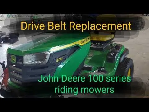 john deere belt diagram 100 series