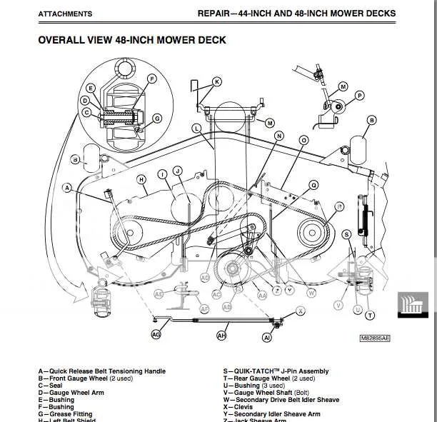 john deere belt diagram 38 inch