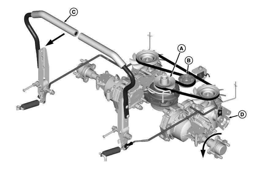 john deere belt diagram 54 inch