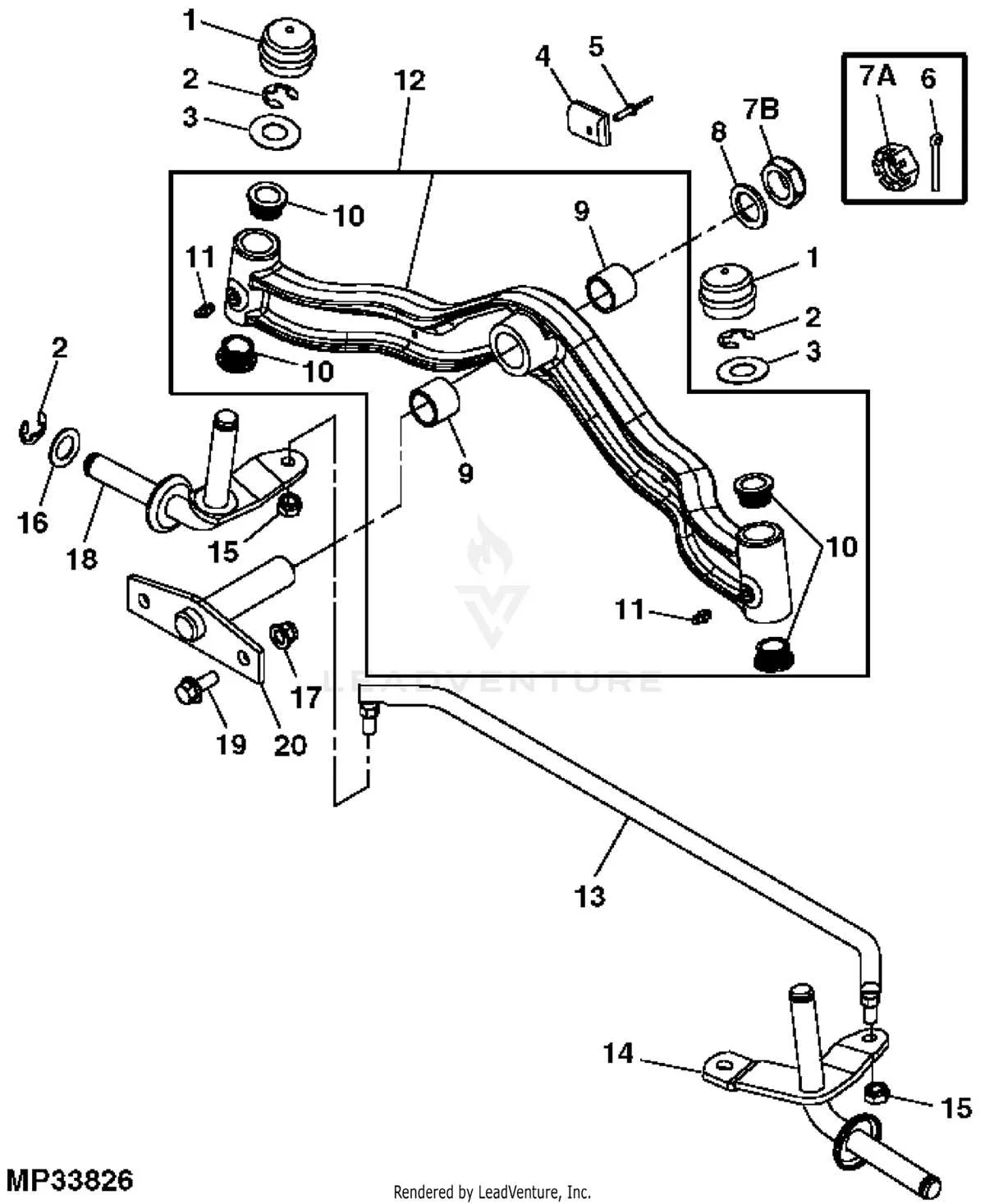 john deere gt245 drive belt diagram