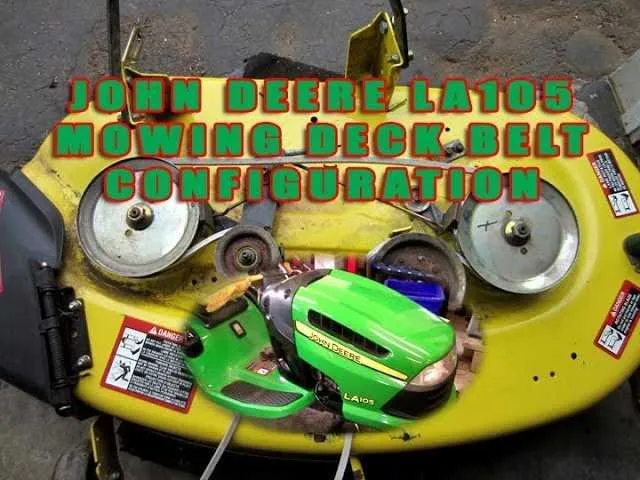 john deere la135 belt diagram