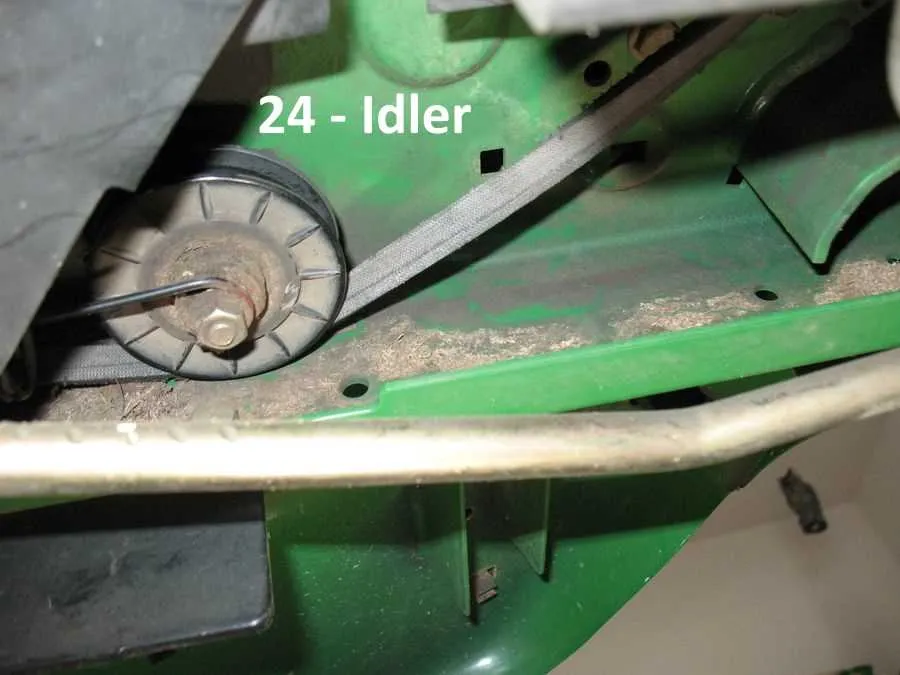 john deere lt155 deck belt diagram