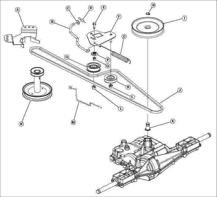 john deere lt155 deck belt diagram