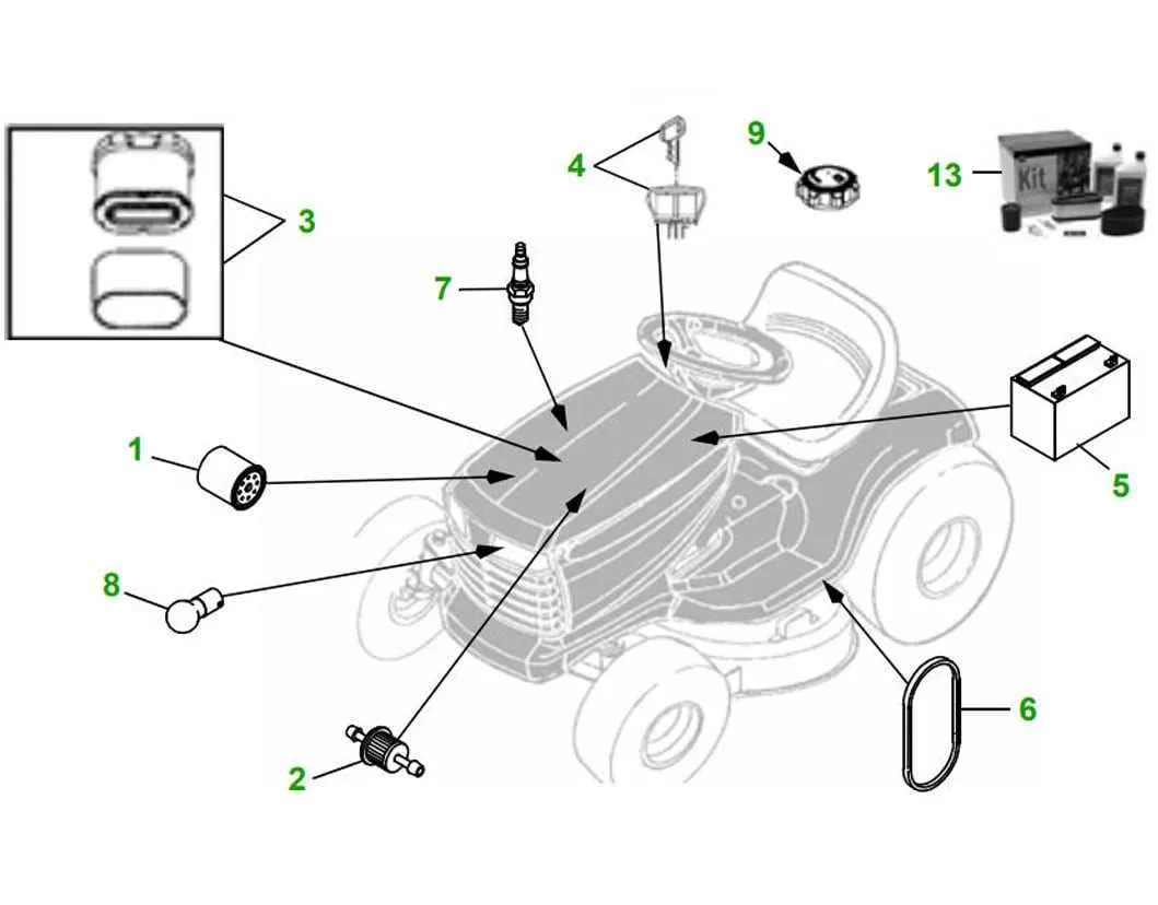john deere lt155 deck belt diagram