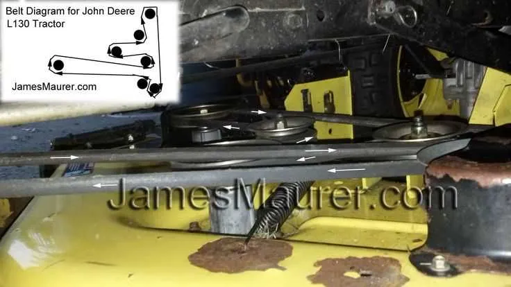 john deere z355e 48 inch deck belt diagram