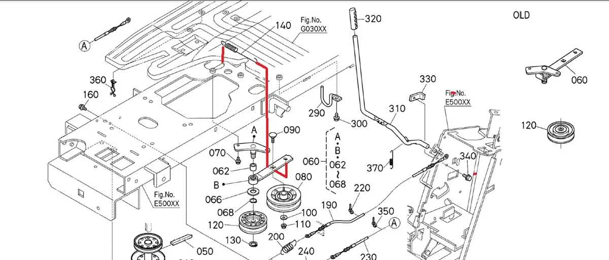 kubota drive belt diagram